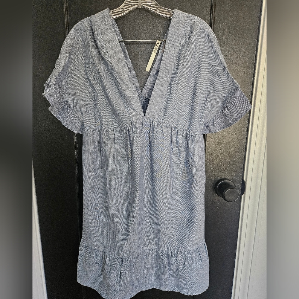 NWT ASOS Blue V-Neck Dress